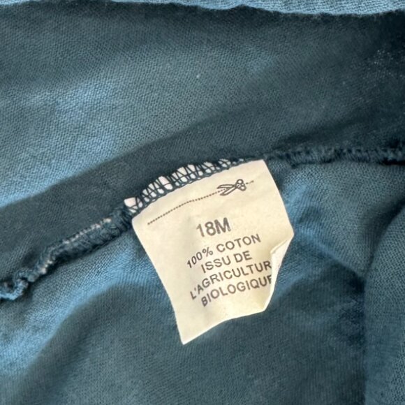 POUDRE ORGANIC - SKIRT - ORGANIC COTTON - BLUE GREEN - 18M- NWT - Picture 5 of 5